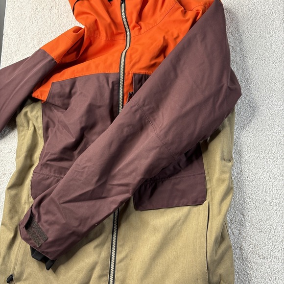 RIDE GEORGETOWN SNOWBOARD JACKET MEN'S Small Orange Red Insulated $270 - Picture 10 of 15